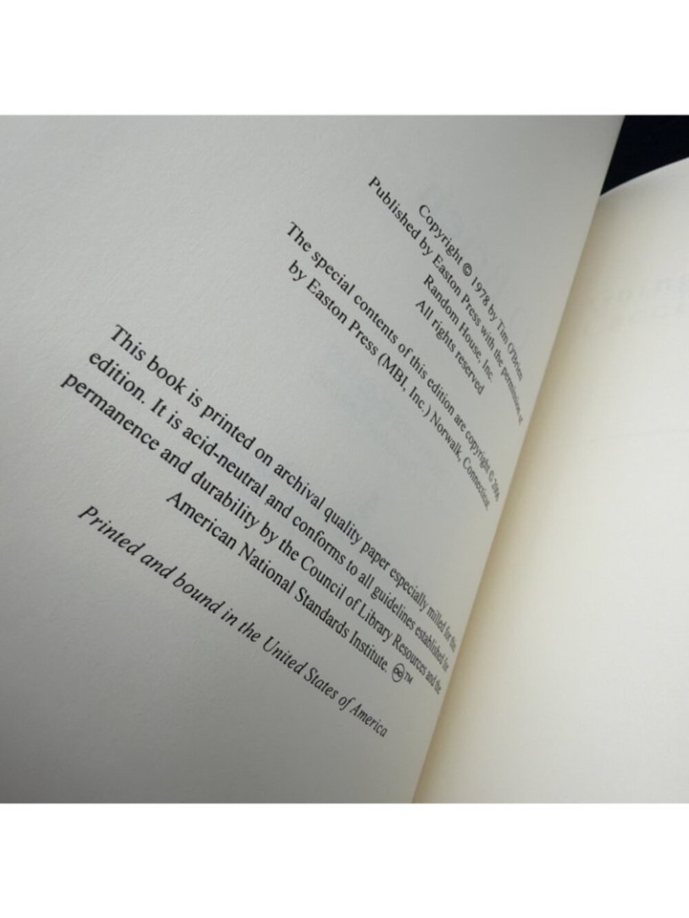 Going After Cacciato by Tim O'Brien Signed First 1st Ed Easton Press HC 2006 - Picture 13 of 16